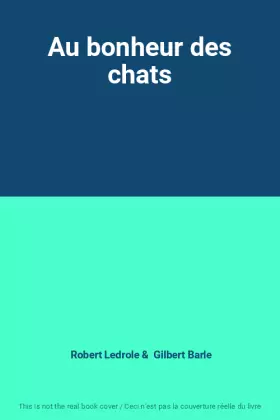 Couverture du produit · Au bonheur des chats