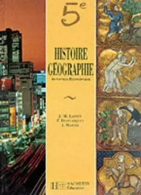 Couverture du produit · Histoire - géographie, initiation économique, 5e. Livre de l'élève