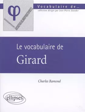 Couverture du produit · Le vocabulaire de Girard