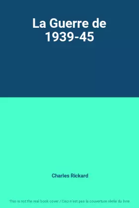 Couverture du produit · La Guerre de 1939-45
