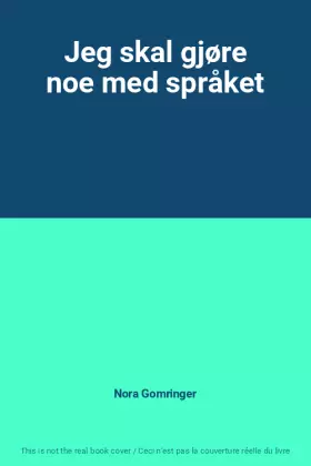 Couverture du produit · Jeg skal gjøre noe med språket