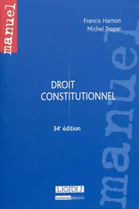 Couverture du produit · Droit constitutionnel