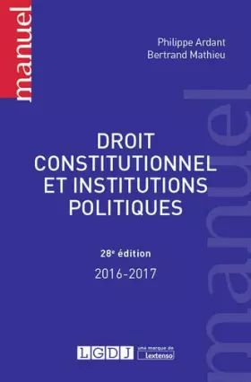 Couverture du produit · Droit constitutionnel et Institutions politiques,