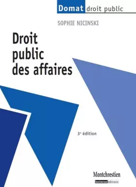 Couverture du produit · Droit public des affaires