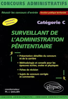 Couverture du produit · Surveillant de l'administration pénitentiaire Catégorie C