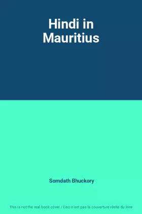 Couverture du produit · Hindi in Mauritius