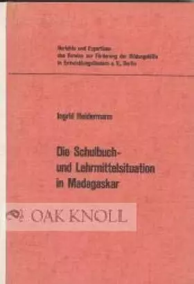 Couverture du produit · SCHULBUCH- UND LEHRMITTELSITUATION IN MADAGASKAR.|DIE