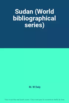Couverture du produit · Sudan (World bibliographical series)
