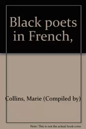 Couverture du produit · Black poets in French,