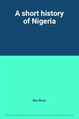Couverture du produit · A short history of Nigeria