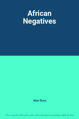 Couverture du produit · African Negatives