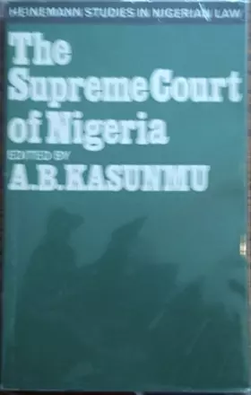 Couverture du produit · Supreme Court of Nigeria, 1956-70