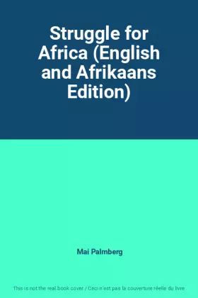 Couverture du produit · Struggle for Africa (English and Afrikaans Edition)