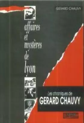 Couverture du produit · Affaires et mysteres de lyon 103197