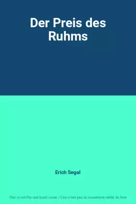 Couverture du produit · Der Preis des Ruhms