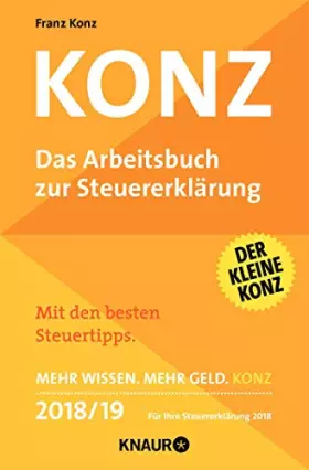 Couverture du produit · Konz: Das Arbeitsbuch zur Steuererklärung
