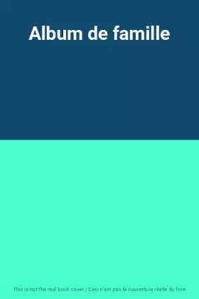 Couverture du produit · Album de famille