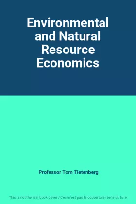 Couverture du produit · Environmental and Natural Resource Economics