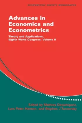 Couverture du produit · Advances in Economics and Econometrics: Theory and Applications 3 Volume Paperback Set: Advances in Economics and Econometrics: