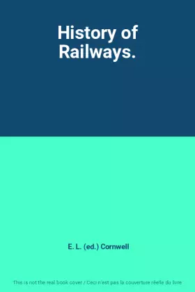 Couverture du produit · History of Railways.