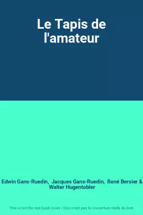 Couverture du produit · Le Tapis de l'amateur