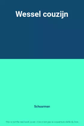 Couverture du produit · Wessel couzijn