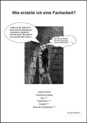 Couverture du produit · Wie erstelle ich eine Facharbeit?