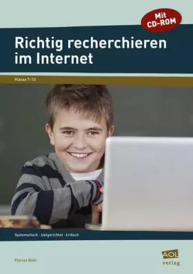 Couverture du produit · Richtig recherchieren im Internet