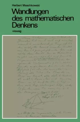 Couverture du produit · Wandlungen Des Mathematischen Denkens (German Edition) by Herbert Meschkowski (1969-01-01)