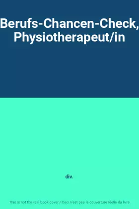 Couverture du produit · Berufs-Chancen-Check, Physiotherapeut/in