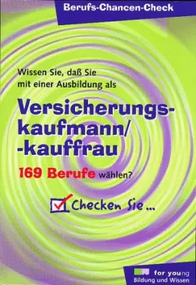 Couverture du produit · Berufs-Chancen-Check, Versicherungskaufmann / Versicherungskauffrau