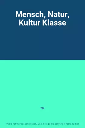 Couverture du produit · Mensch, Natur, Kultur Klasse
