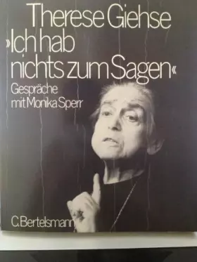 Couverture du produit · Ich hab nichts zum Sagen