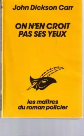 Couverture du produit · On n'en croit pas ses yeux