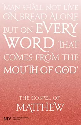 Couverture du produit · NIV Gospel of Matthew (New International Version)