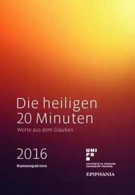 Couverture du produit · Die heiligen 20 Minuten: Namenspatrone