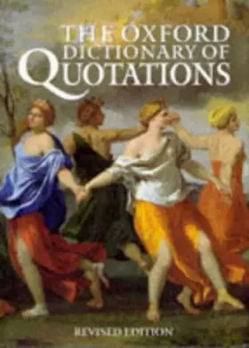Couverture du produit · The Oxford Dictionary of Quotations