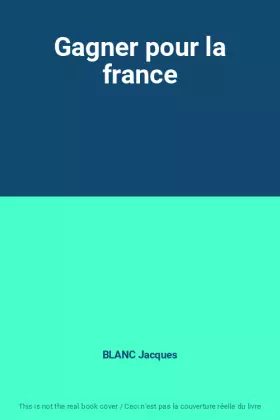 Couverture du produit · Gagner pour la france