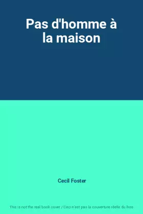 Couverture du produit · Pas d'homme à la maison