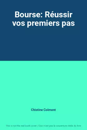 Couverture du produit · Bourse: Réussir vos premiers pas