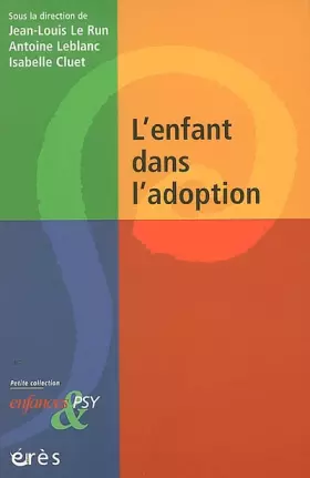 Couverture du produit · L'ENFANT DANS L'ADOPTION