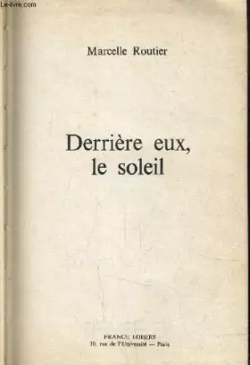 Couverture du produit · Derrière eux, le soleil