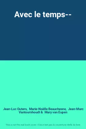 Couverture du produit · Avec le temps--