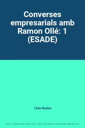 Couverture du produit · Converses empresarials amb Ramon Ollé: 1 (ESADE)