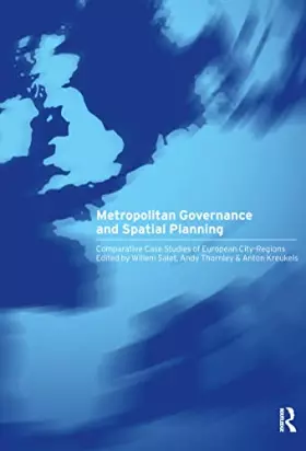 Couverture du produit · Metropolitan Governance and Spatial Planning