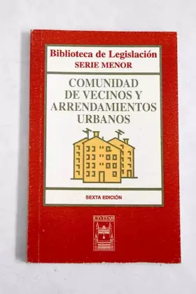 Couverture du produit · Comunidad de vecinos y arrendamientos urbanos