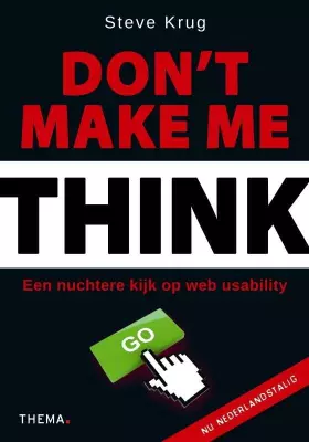 Couverture du produit · Don't make me think: een nuchtere kijk op web usability