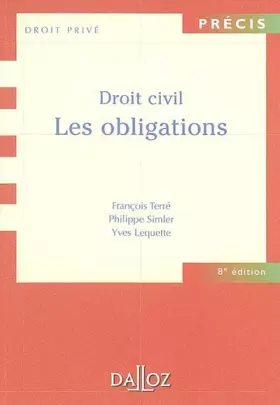 Couverture du produit · Droit civil : Les Obligations