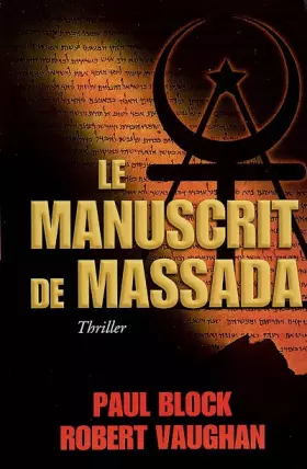 Couverture du produit · Le manuscrit de Massada