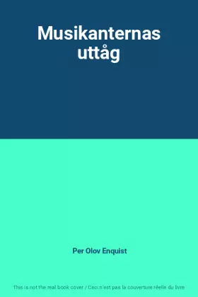 Couverture du produit · Musikanternas uttåg